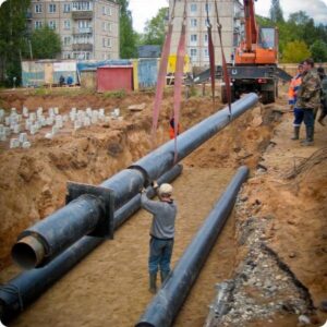 Прокладка и монтаж водопровода — строительные фирмы